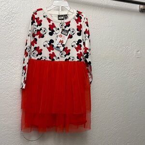 Disney Minnie Mouse Red and White Dress